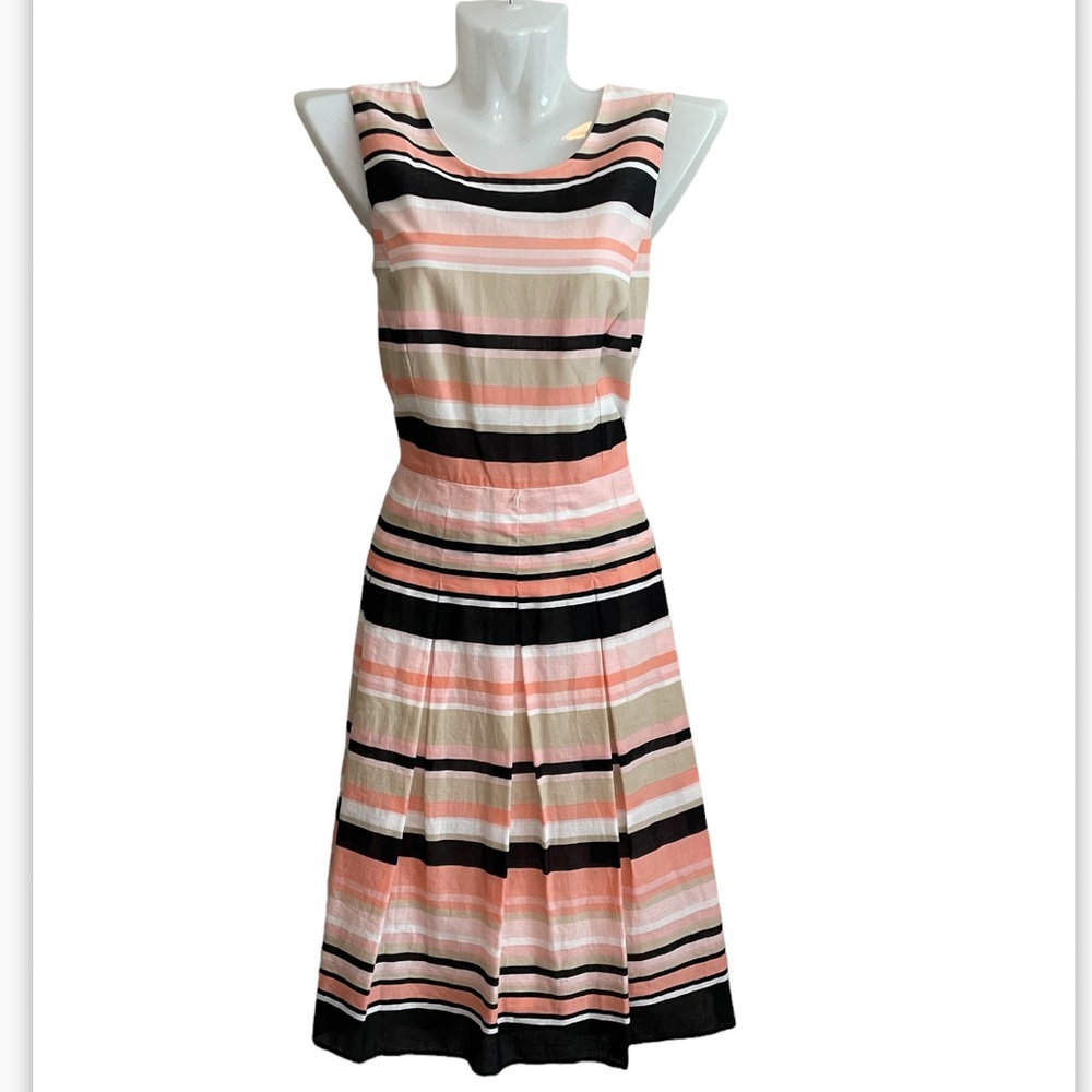 Tommy Hilfiger Fit & Flair striped dress in GUC